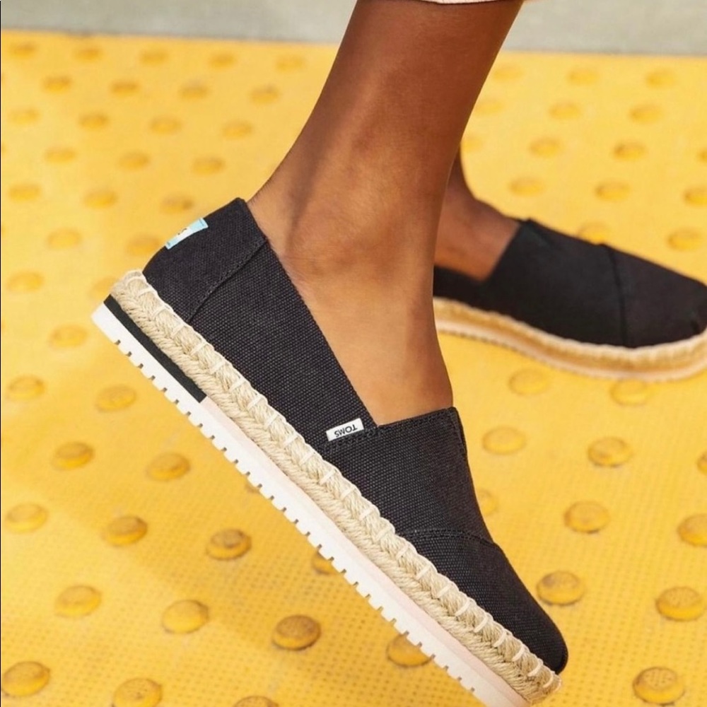 TOMS Espadrille Canvas Shoes